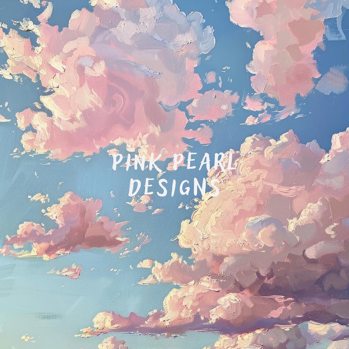 Pink Clouds Poster, Trendy Spring Sky Prints - Image 6