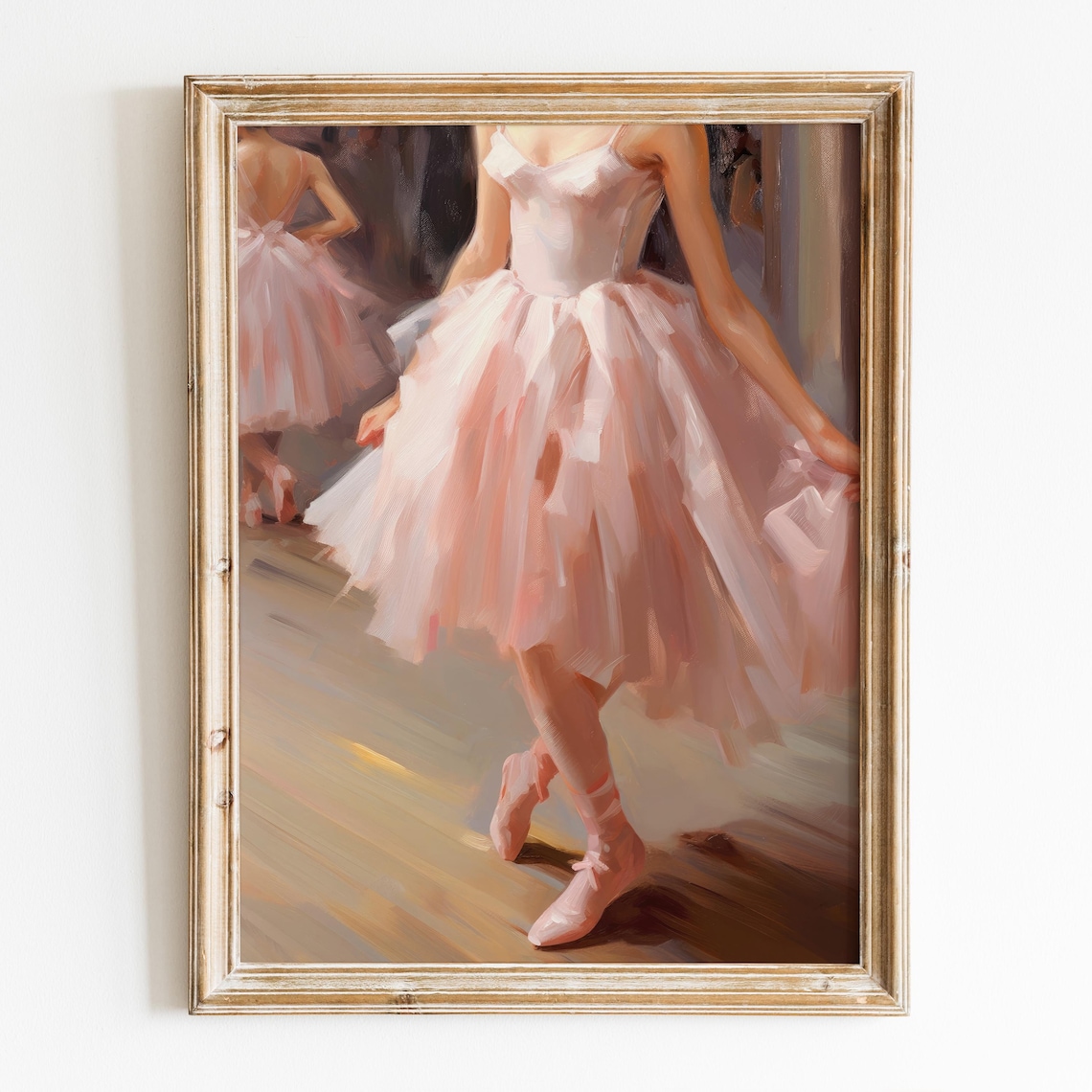 Vintage Ballerina Dress Art Print, Preppy Ballet - Image 2