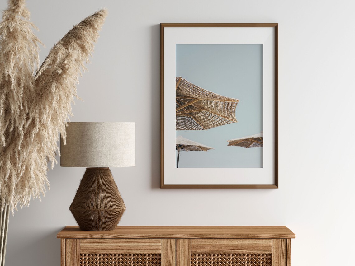 Positano Beach Travel Poster, Mediterranean Decor - Image 2