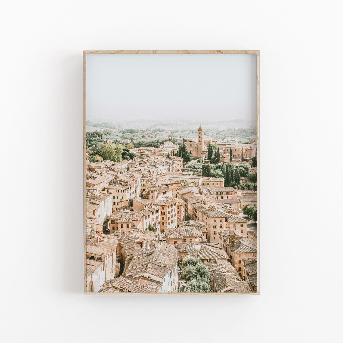 Tuscany City Print, Italy Cityscape Travel Poster - Image 2