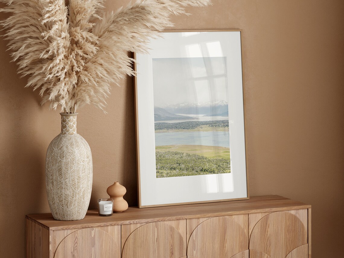 Patagonia Modern Minimalist Poster, Argentina Wall Art - Image 2