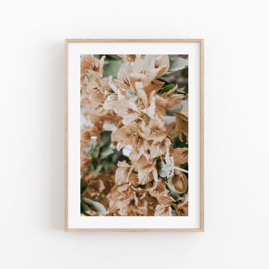 Flowers Botanical Wall Art Print, Living Room Decor