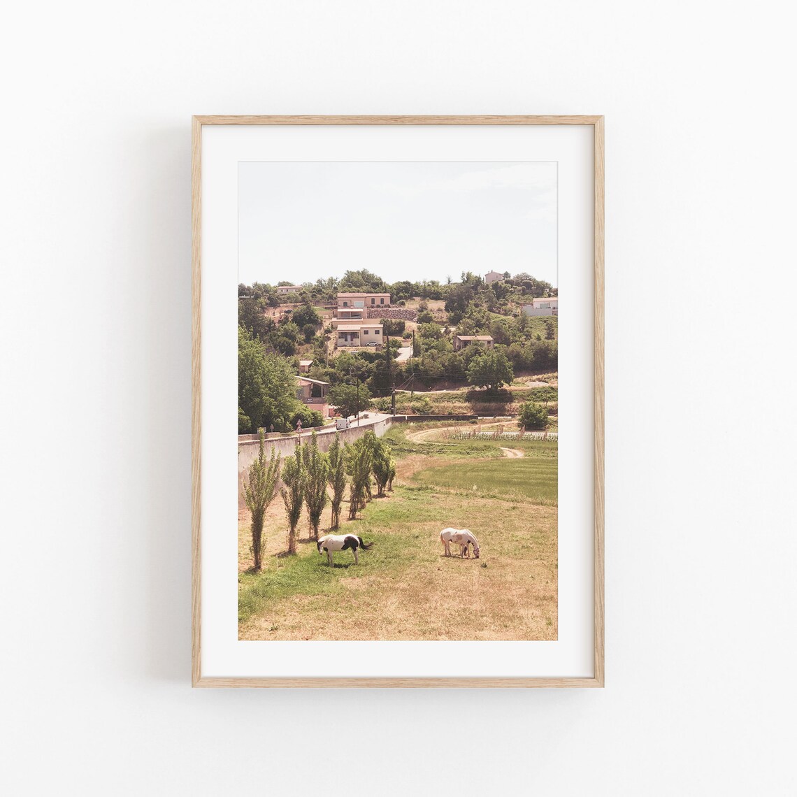 Provence Travel Poster, France Landscape View