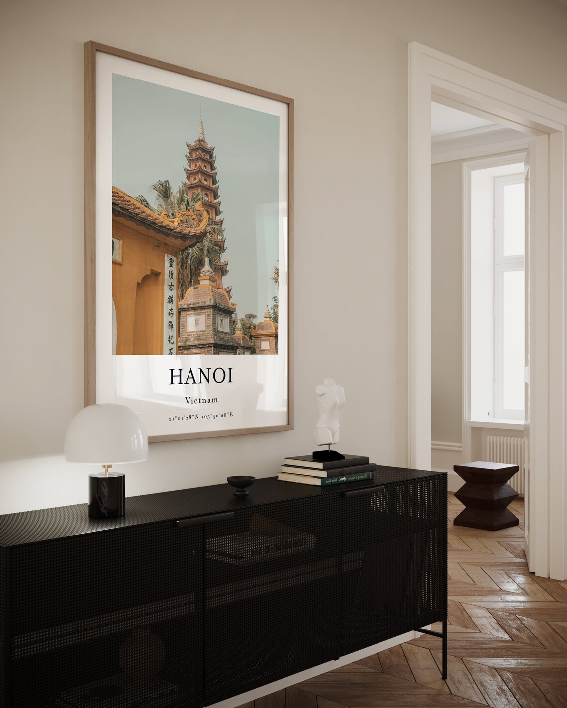 Vietnam Hanoi Travel Wall Art Print