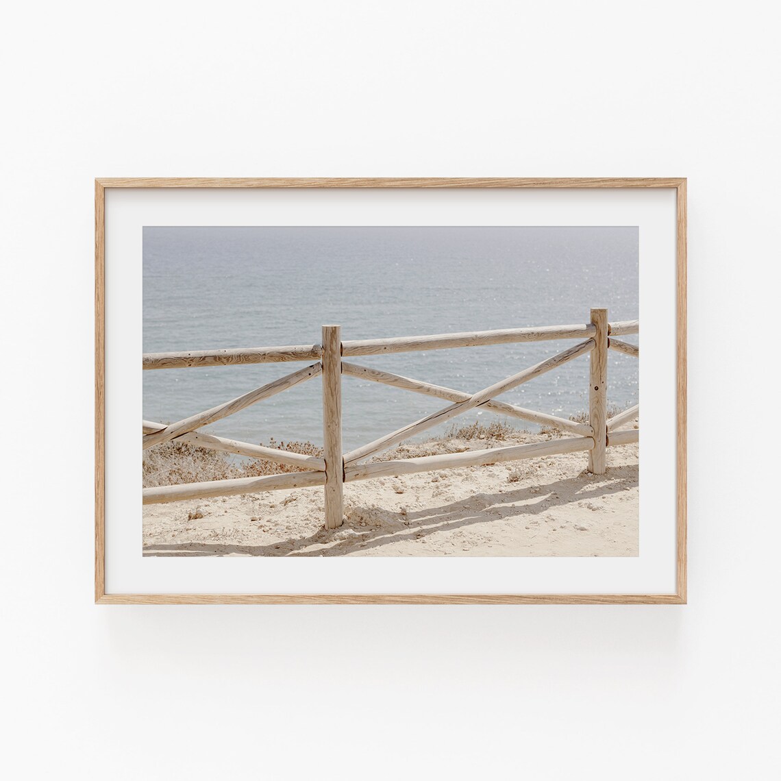 Beach Seashore Seascape Art Print, Coastal Decor