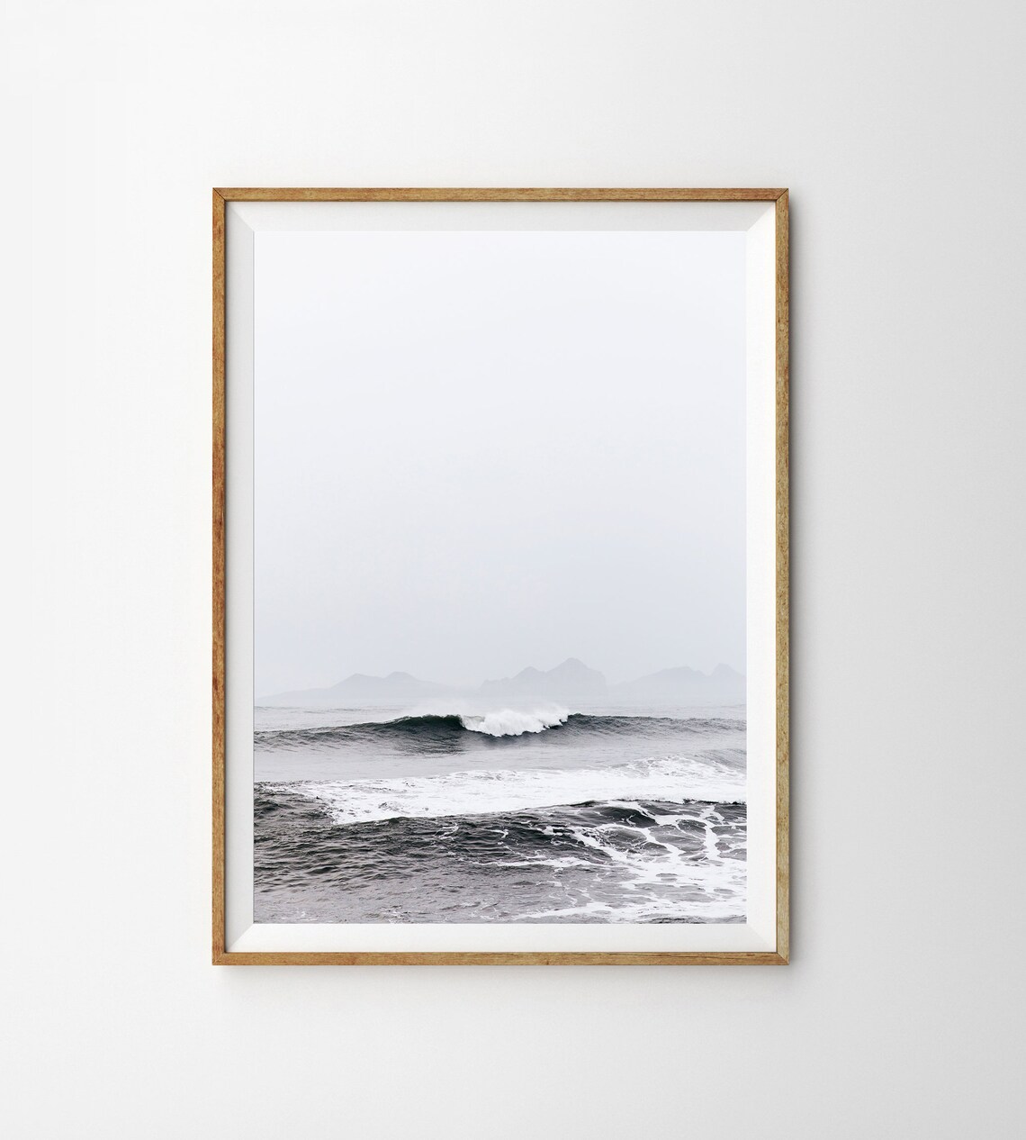 Beach Print, Modern Minimalist Ocean Poster - Image 2