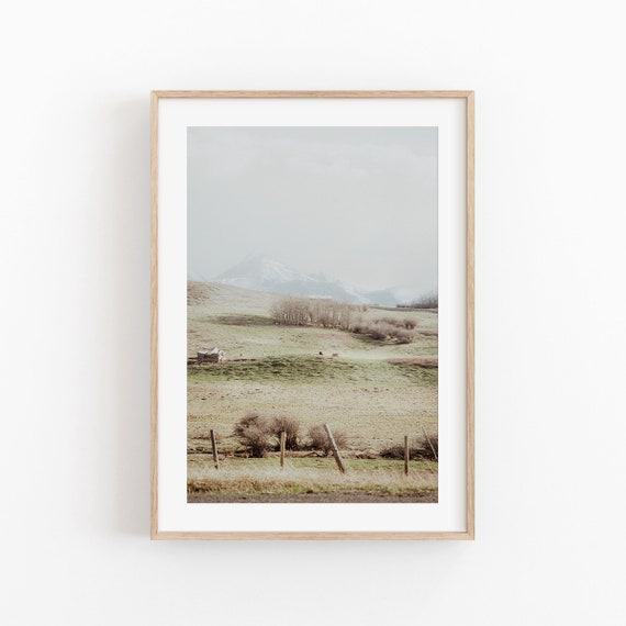 Nature Print Canada Poster, Modern Minimalist Art Print