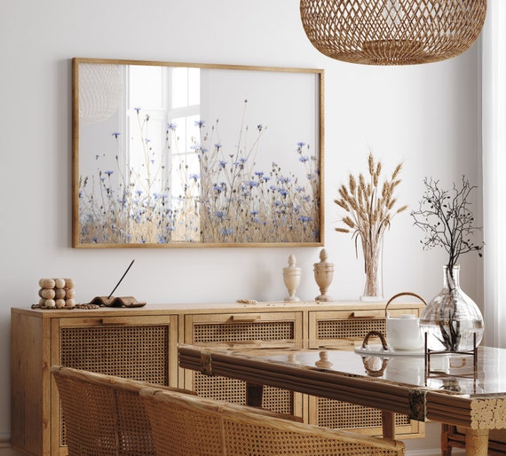 Wild Grass Botanical Art Print, Minimalist Poster