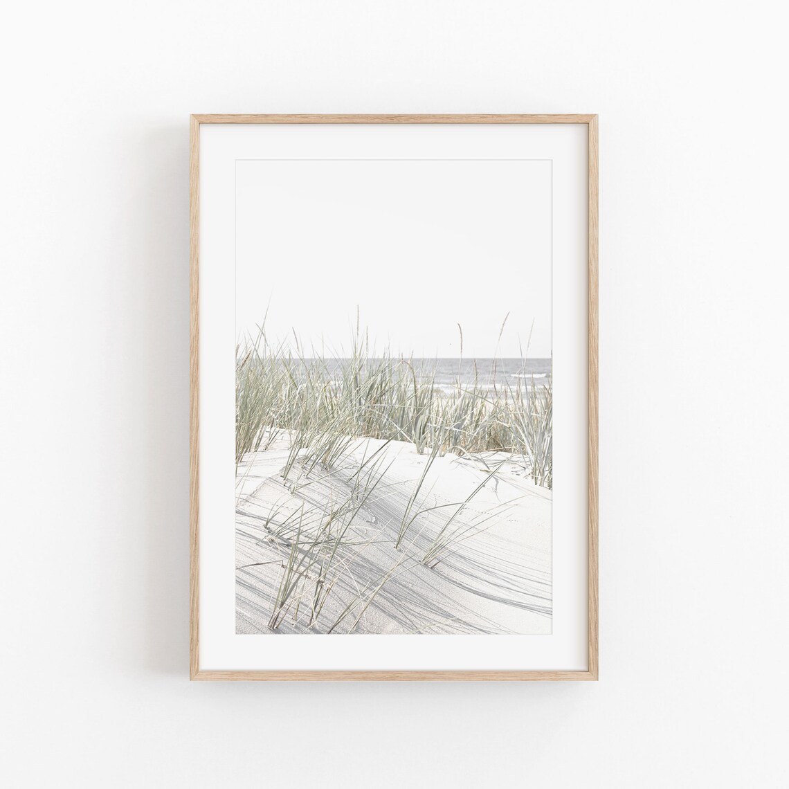 Beach Pastel Wall Art Photography Print, Minimalist