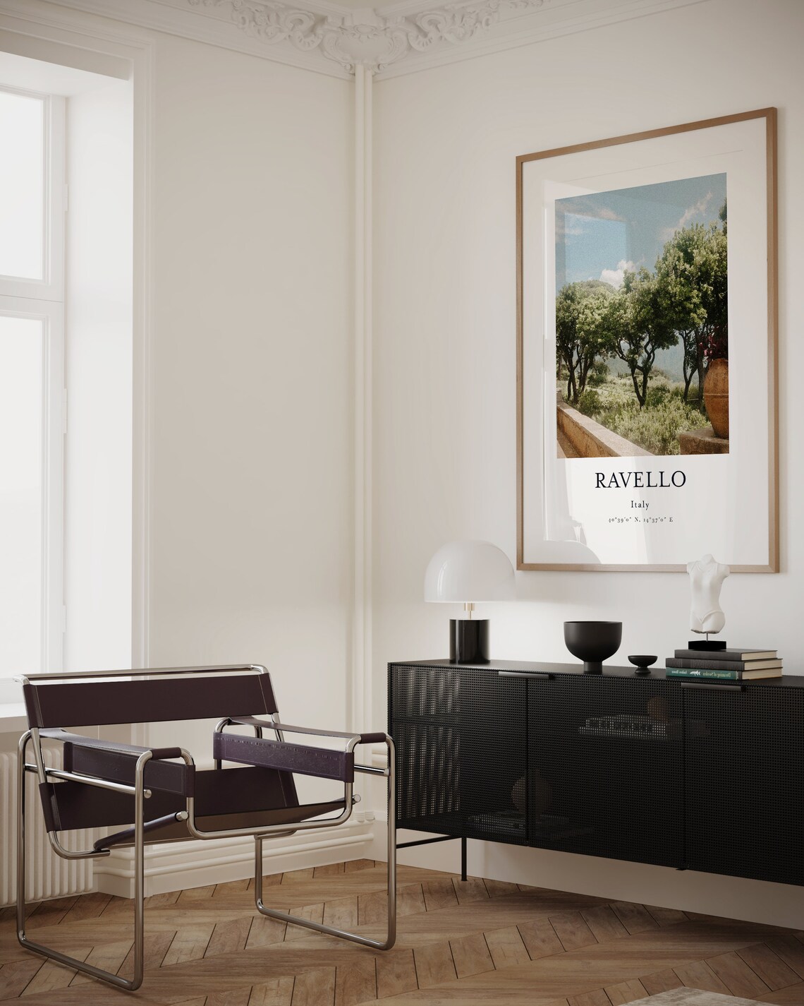 Ravello Italy Cityscape Travel Poster, City View - Image 3