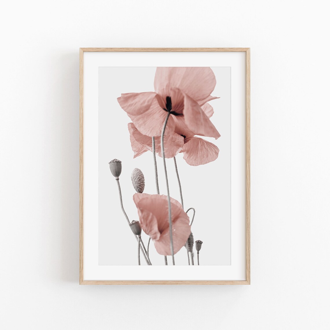 Poppy Print, Modern Minimalist Art Print