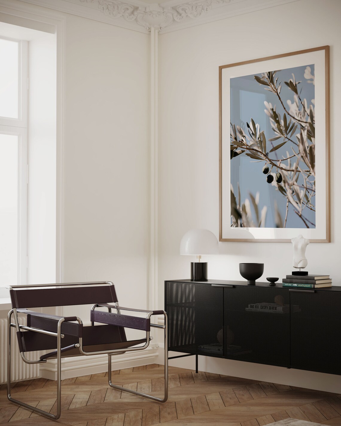 Olive Tree Botanical Art Print, Olive Leaf Study - Image 3