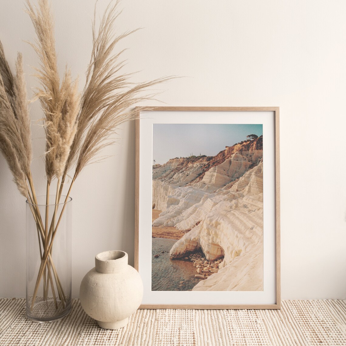Sicily Italy Cityscape Art Print, Travel Poster - Image 2