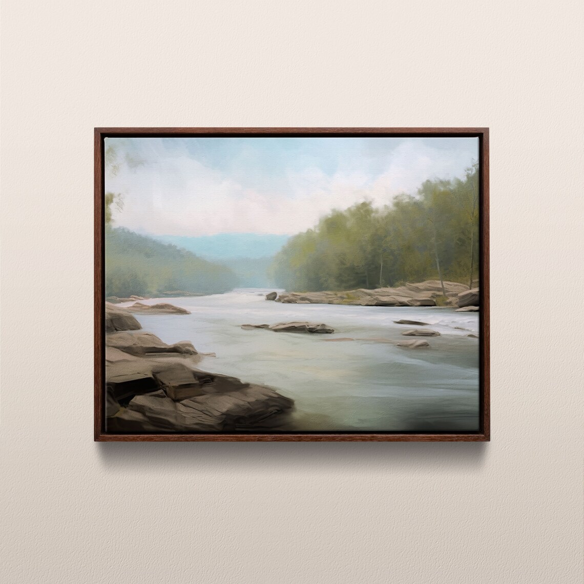 Chattahoochee River National Recreation Area Vintage Art Print