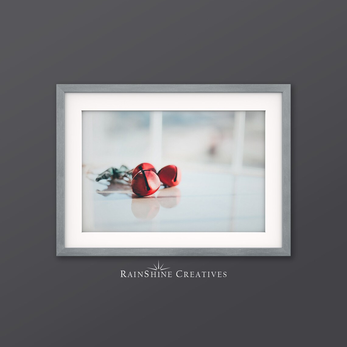 Christmas Bells Painting, Christmas Decor Art - Image 2