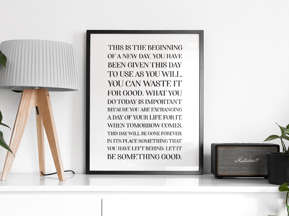 This Is The Beginning Of A New Day Quote - Image 2