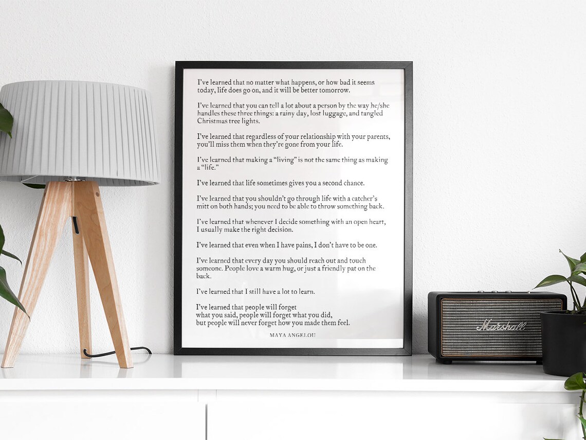 Ive Learned That No Matter Quote, Typography Decor - Image 2