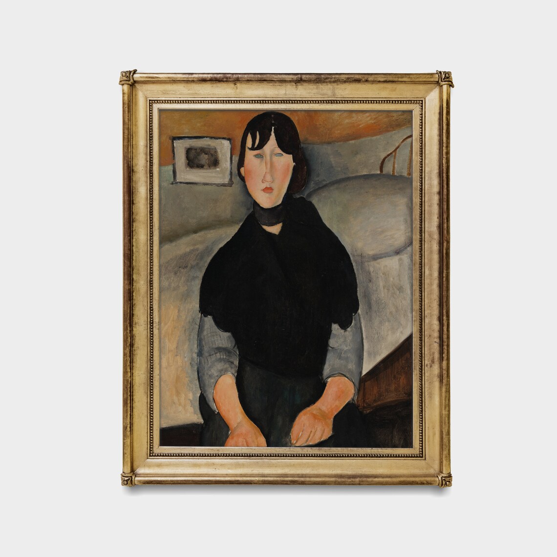 Vintage Woman Portrait, Moody Rustic Art Print - Image 3
