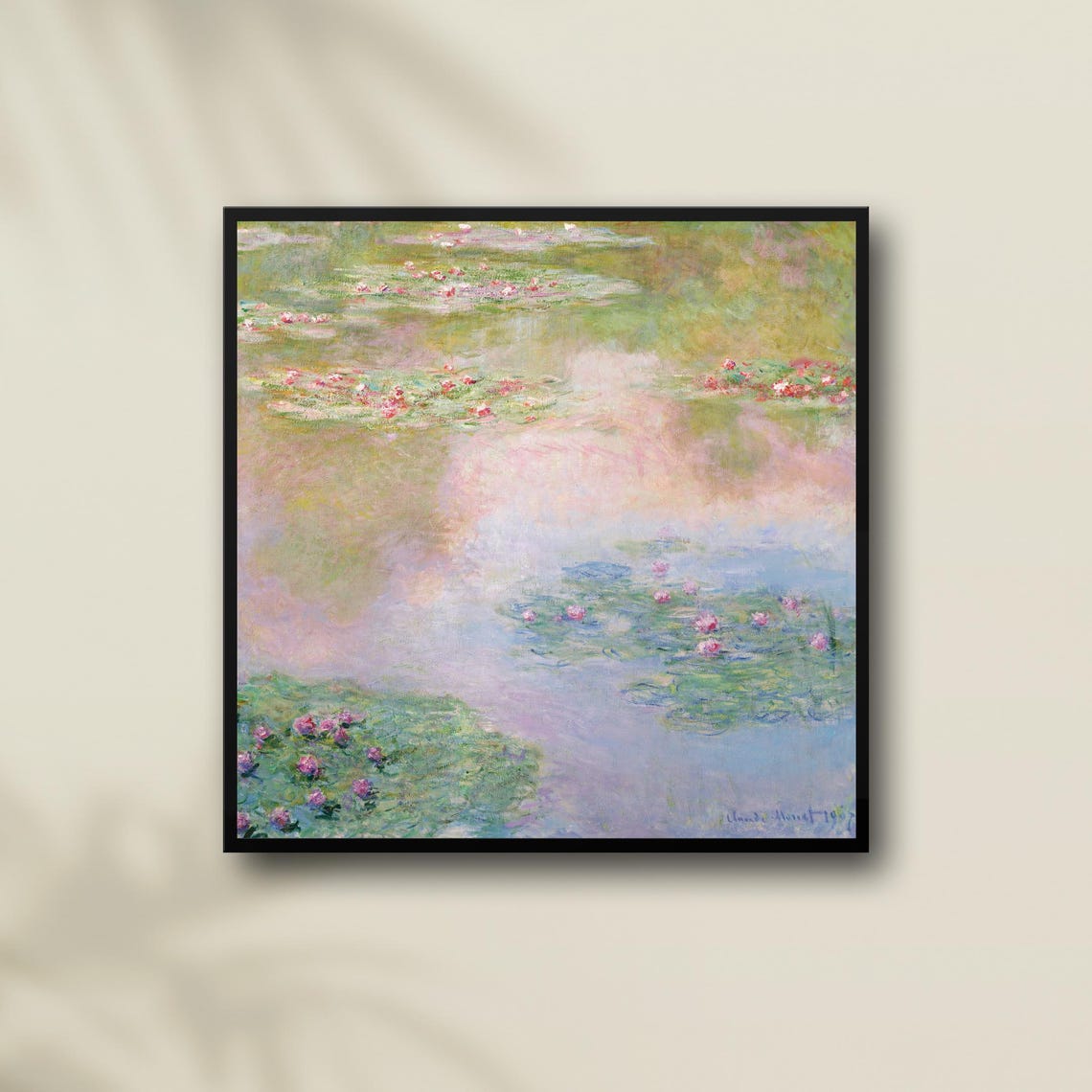 Claude Monet Water Lilies 1907 Impressionist Pond Art Poster - Image 2