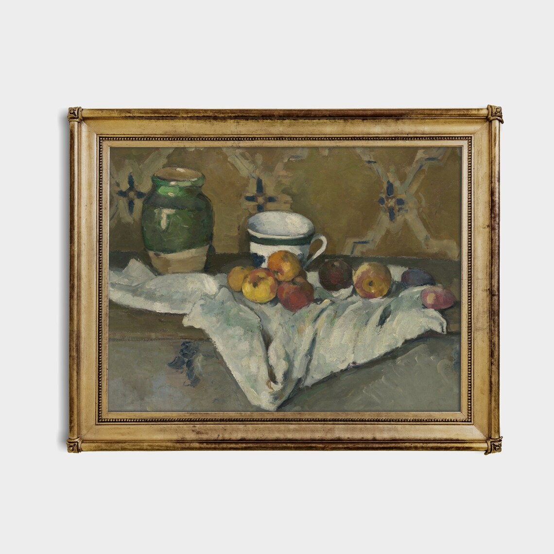 Vintage Apples Still Life, Farmhouse Kitchen Art Print - Image 2