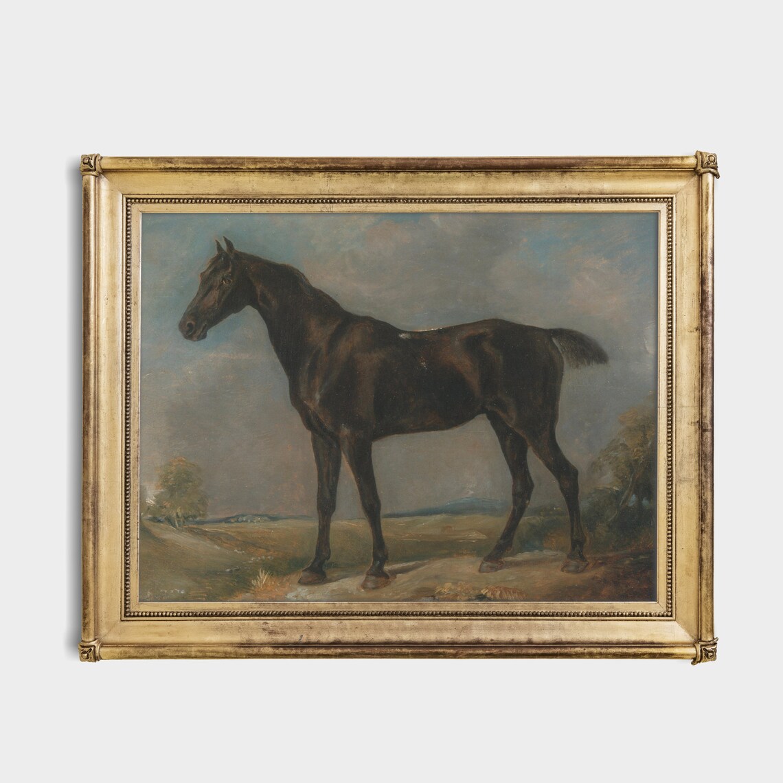 Horse Painting Antique Equestrian Wall Art Print - Image 2