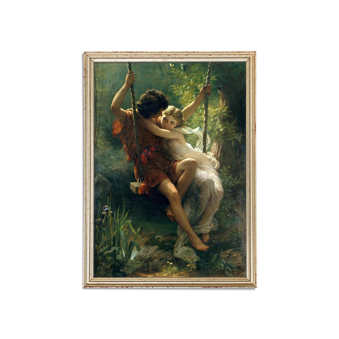 Springtime Couple on Swing Pierre Auguste Cot Romance Poster - Image 5