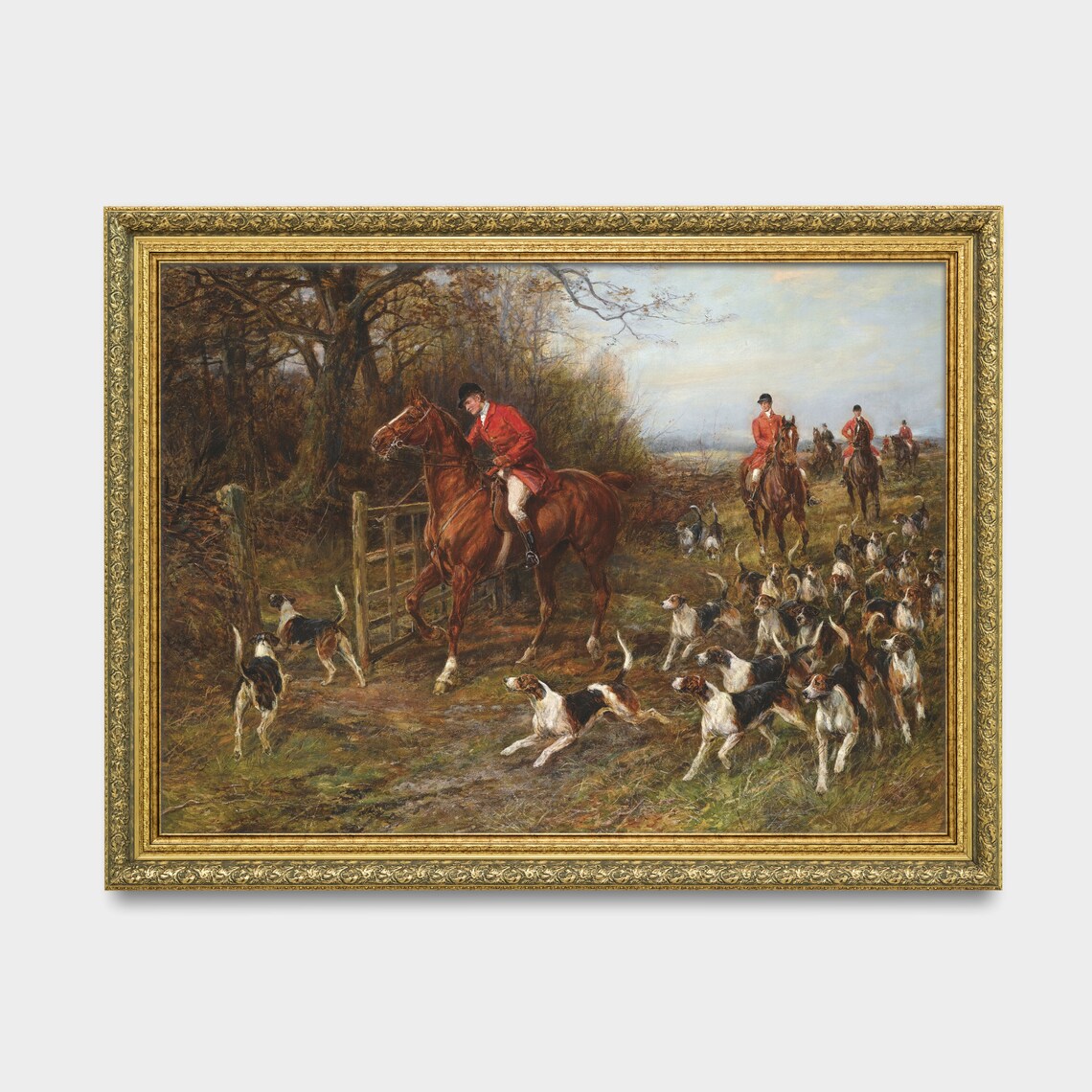 Vintage Equestrian Horse Art Print, Farmhouse Decor - Image 3