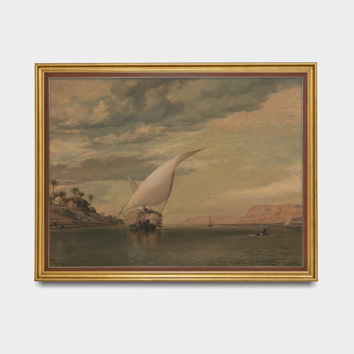 Printed And Shipped Vintage Sailing Boat Print Retro Nautical Wall Art Decor Antique Maritime Print Nostalgic Home Decor - Image 3