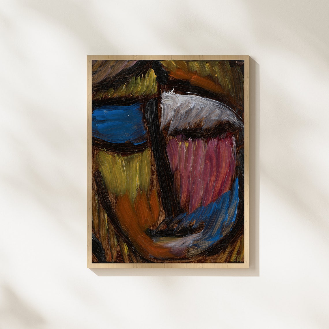Bold Color Strokes Abstract Expressionist Modern Painting Poster - Image 5