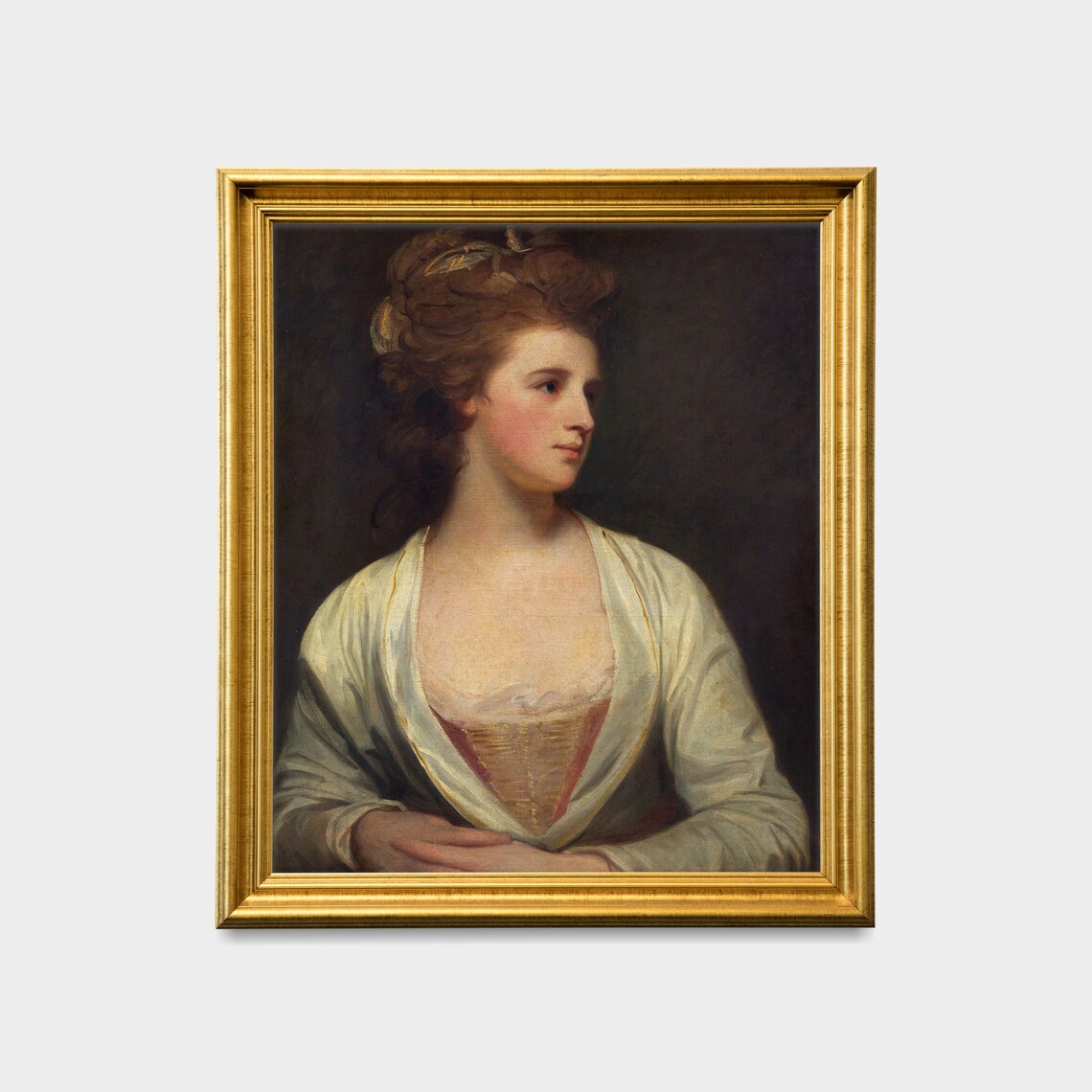 Vintage Victorian Lady Portrait, Antique Wall Art Print - Image 2