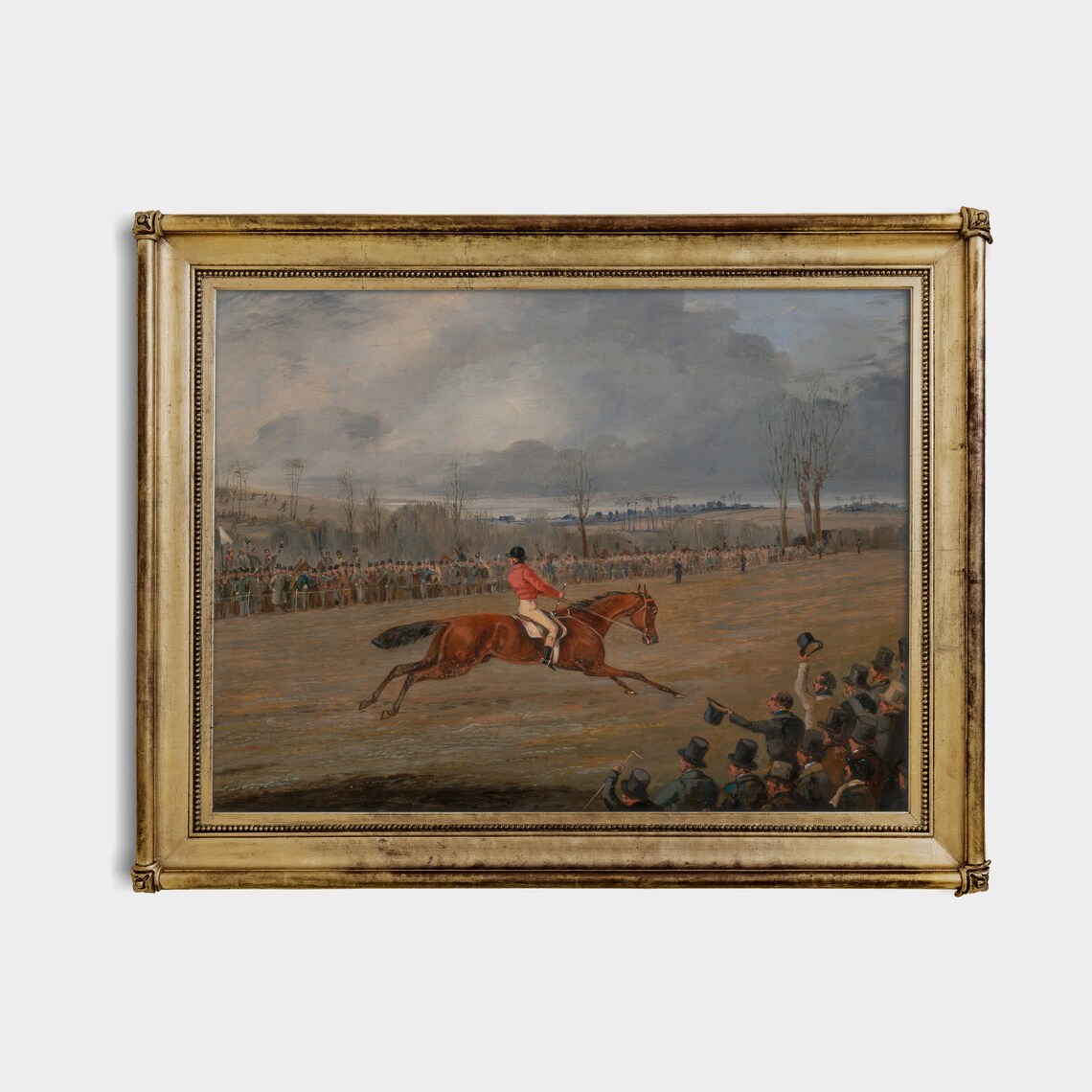 Steeplechase Victory Horse Race Finish Line Vintage Equestrian Poster - Image 4