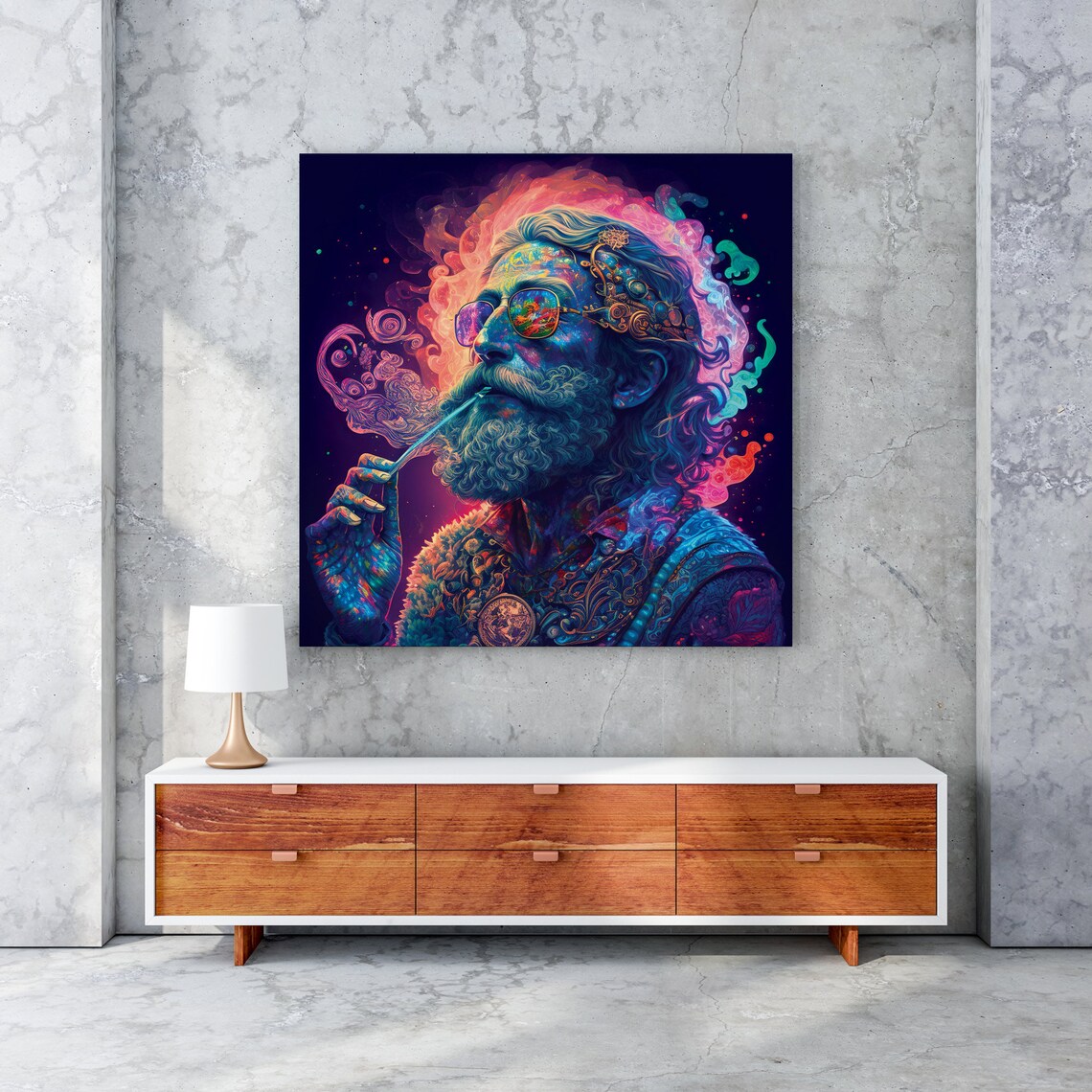 Psychedelic Cancer Zodiac Horoscope Art Print - Image 5