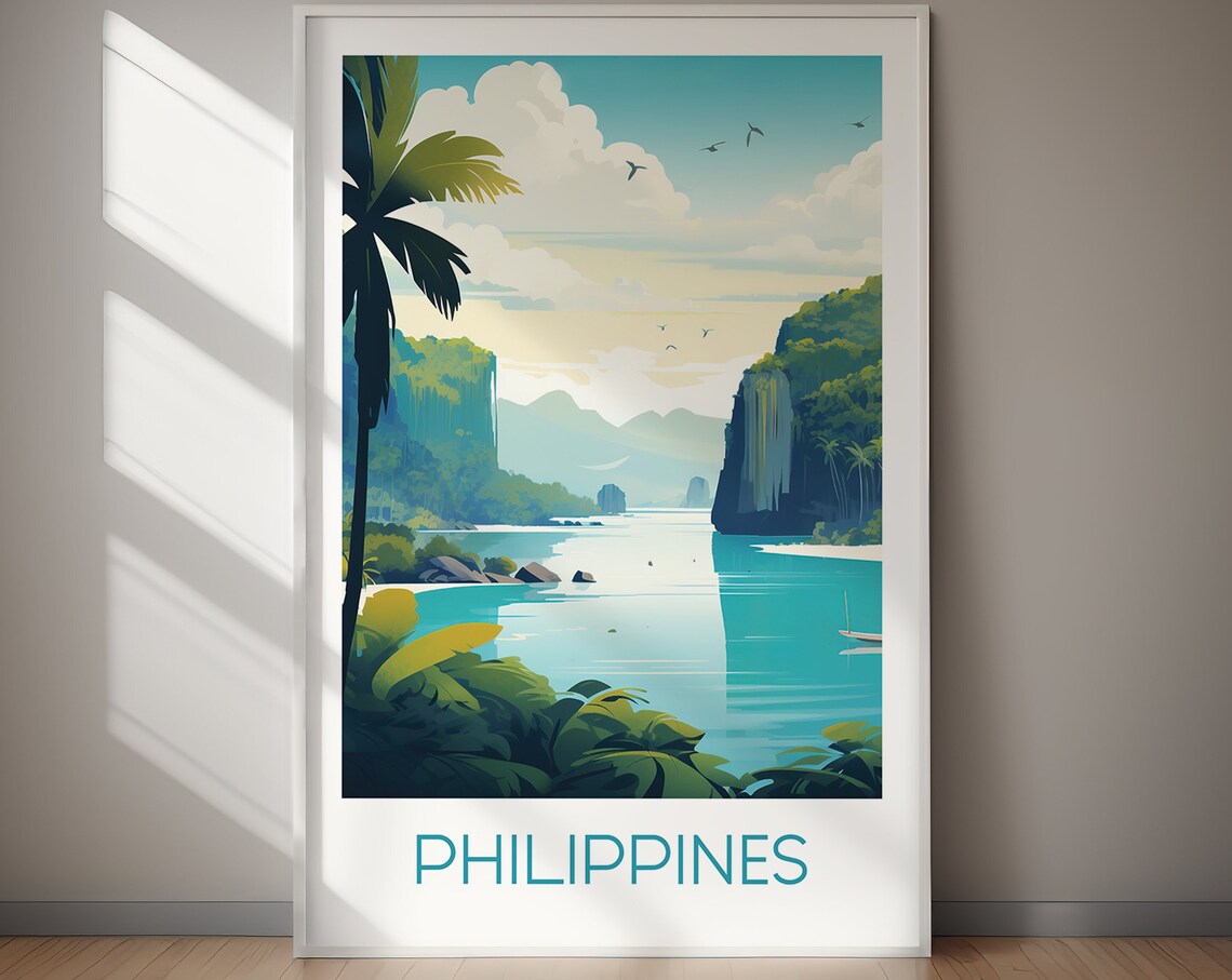 Philippines Travel Poster, Place-Inspired Art Print - Image 2