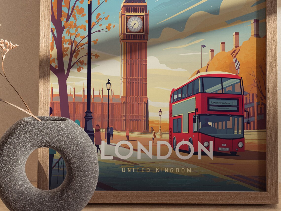 Big Ben Timeless England Travel Print, London - Image 3