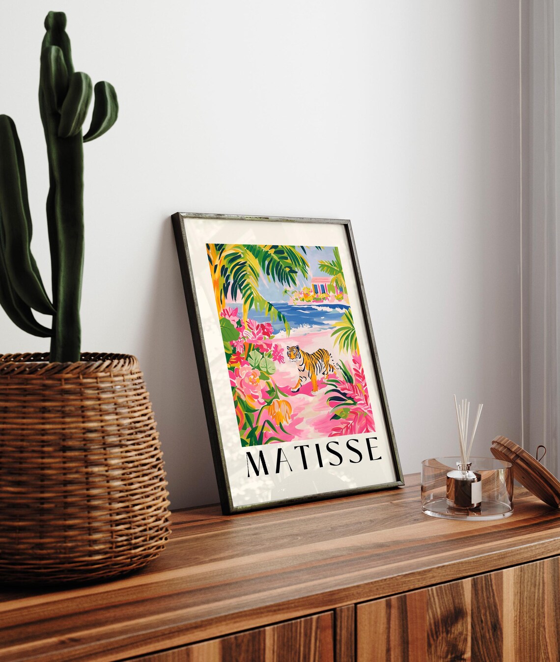 Tiger Art Print, Matisse-Inspired Mid-Century Decor - Image 4