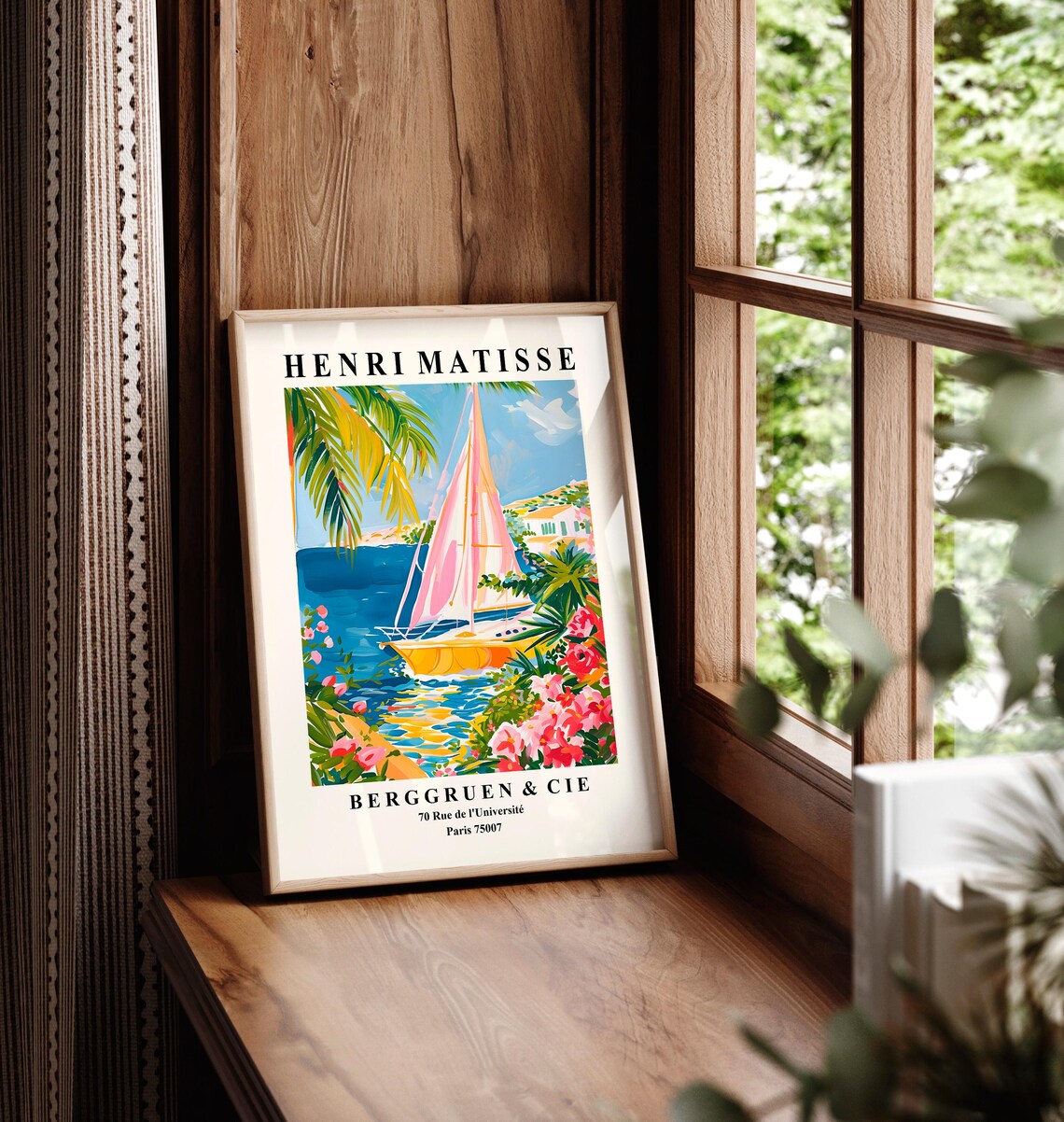 Sailing Boat Spanish Beachy Decor Art Print - Image 5