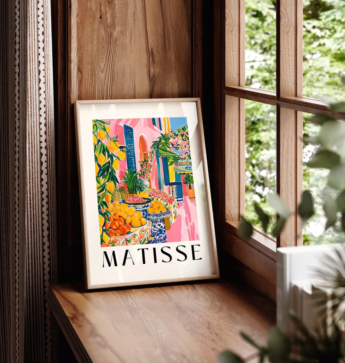 Dopamine Decor Spanish Wall Art Framers Market Poster Fruit Art Matisse Print - Image 5