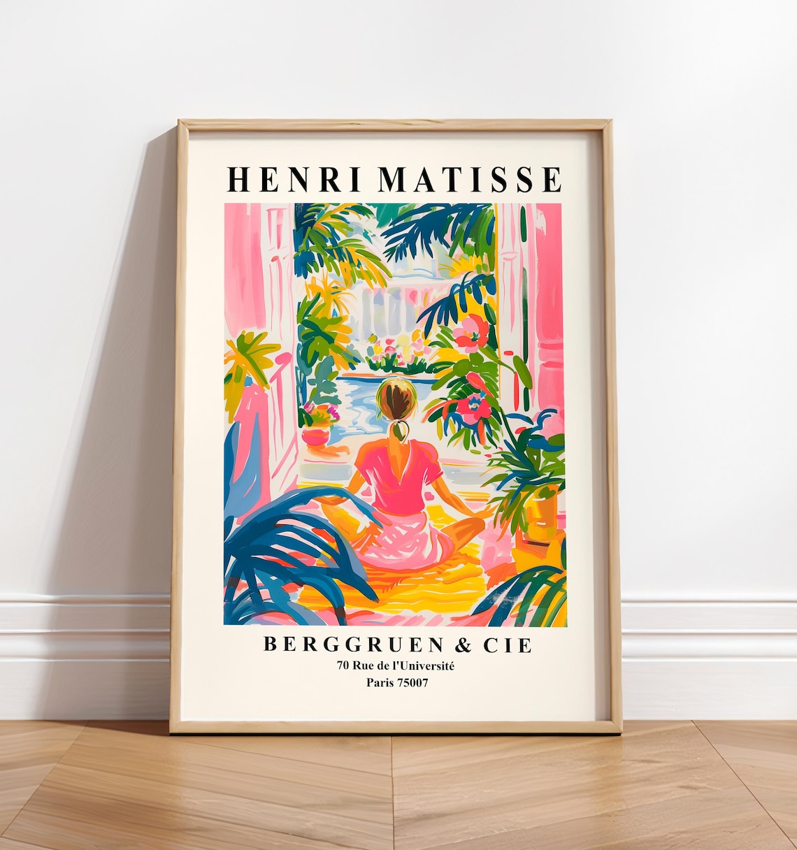 Woman Doing Yoga Meditation Wall Art, Matisse Print - Image 6