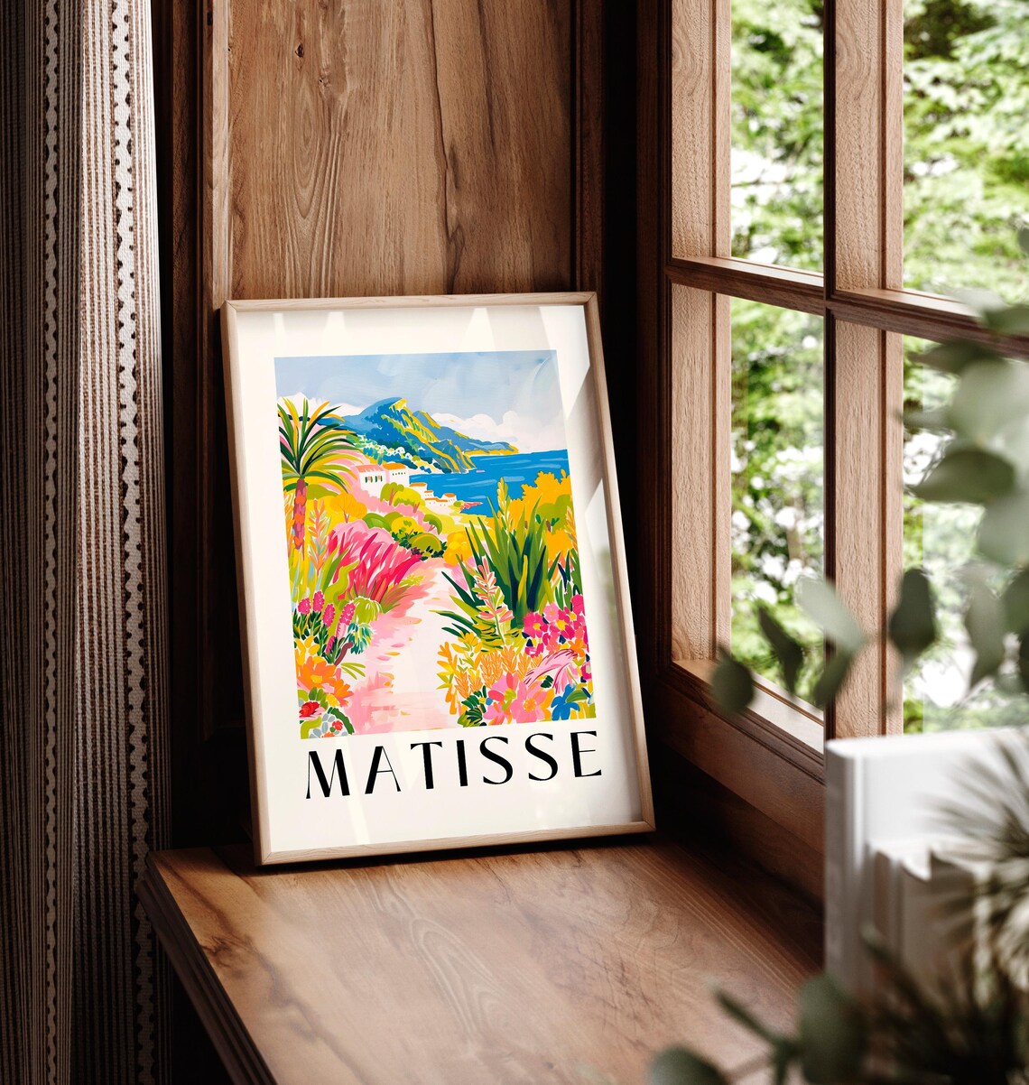 Mediterranean Town In Henri Matisse Style, Art Print - Image 5