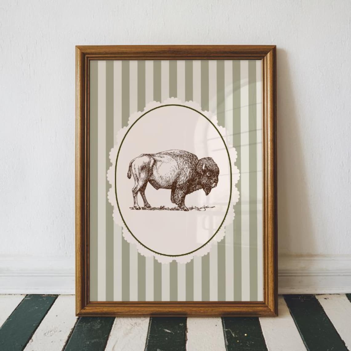 Vintage Cowboy Print Western Nursery Decor Rustic Wall Art