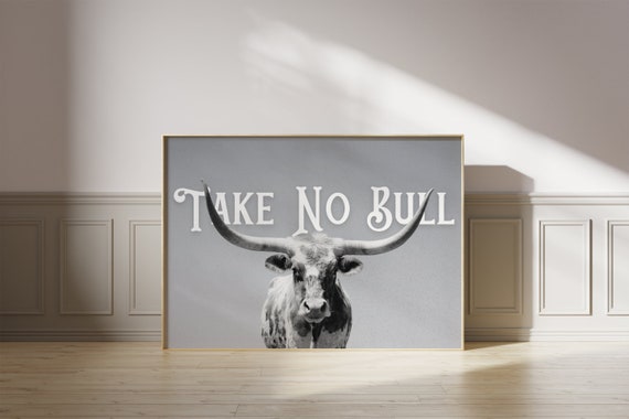 Vintage Cowgirl Wall Art Retro Western Longhorn Western Wall Art Vintage Bar Cart Dorm Retro Decor Wall Art