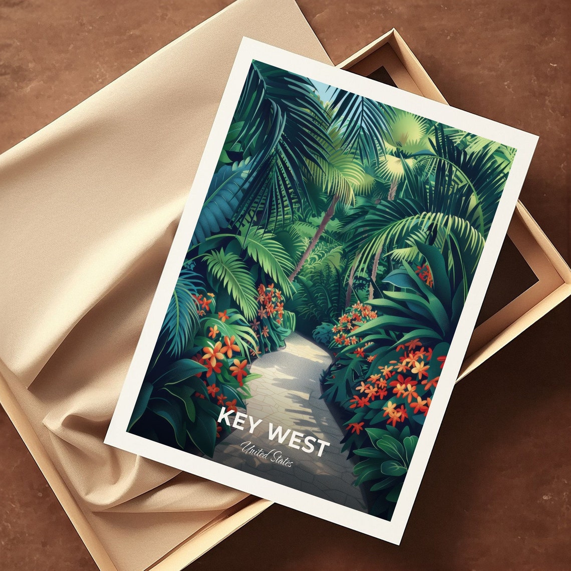 Key West Butterfly and Nature Conservatory Garden Travel Poster - Image 3