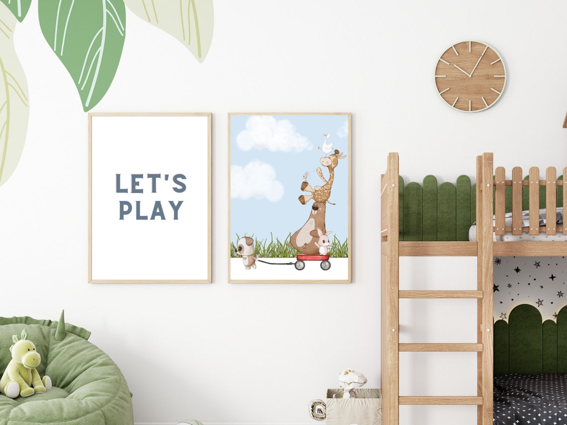 Transportation Nursery Print Going On An Adventure Wall Art Animal Nursery Decor Cute Boys Room Wall Art Instant - Image 3