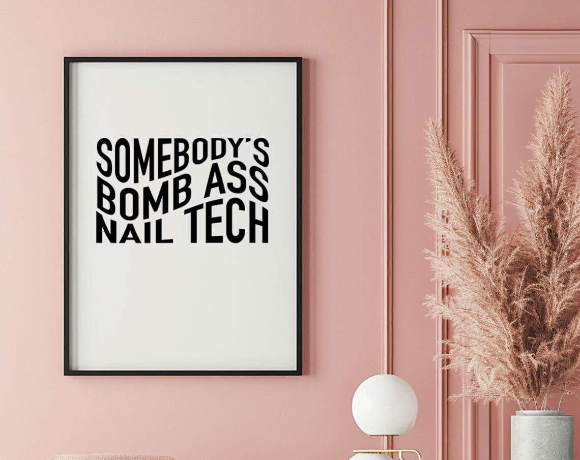 Nail Salon Funny Sign for Beauty Room Decor - Image 2