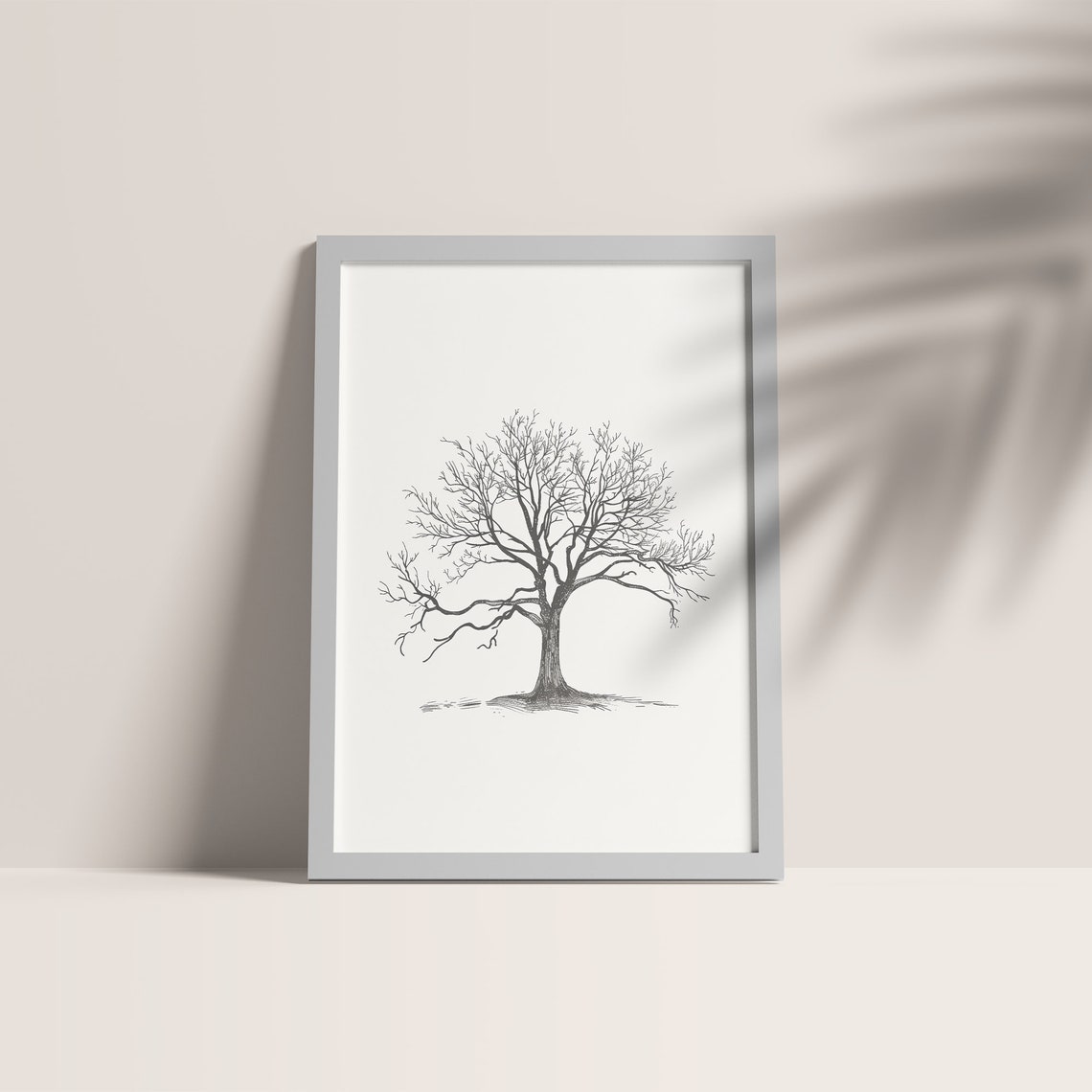 Bare Winter Tree Minimalist Line Drawing Nature Decor Art Poster - Image 7