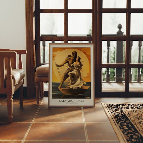 Unique Salvador Dali Exhibition Poster Salvador Dali Print Dali Wall Art Famous Artist Prints