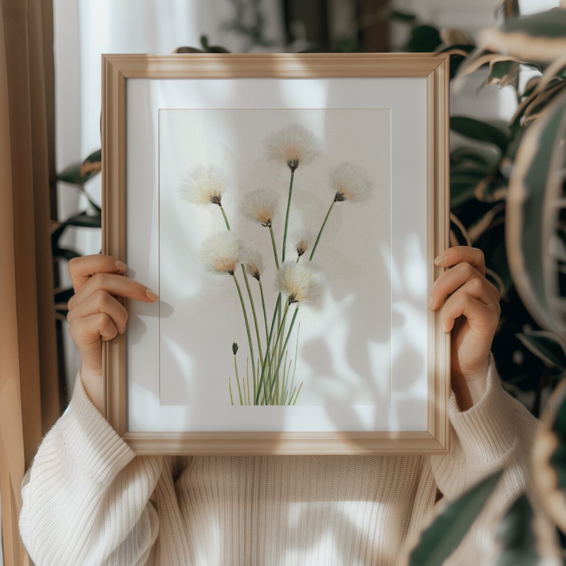 Dandelion Wall Art, Vintage Floral Art Print - Image 4