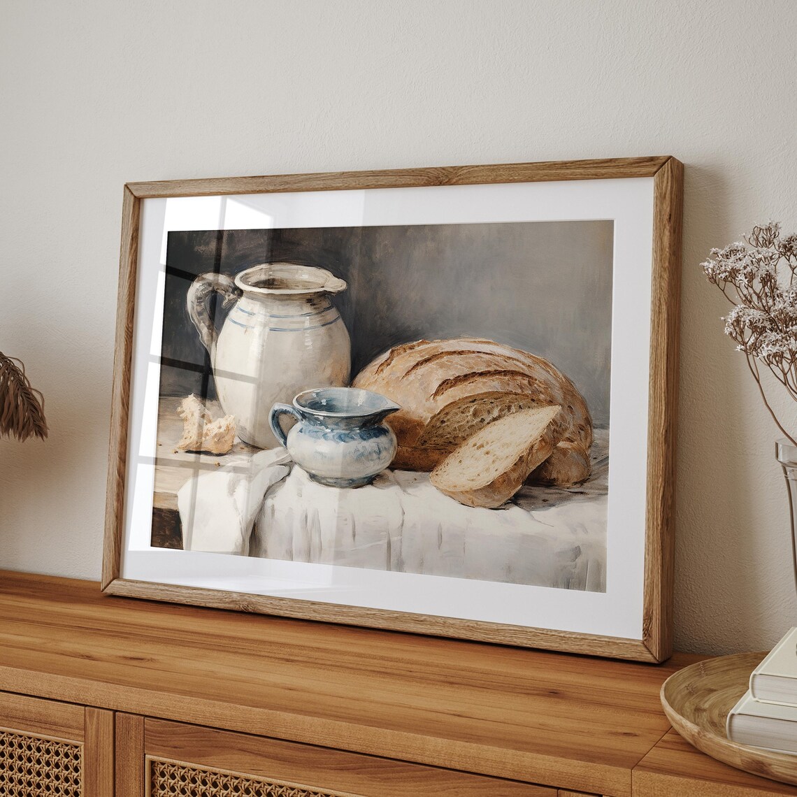 Sourdough Bread Still Life, Rustic Kitchen Art Print - Image 5