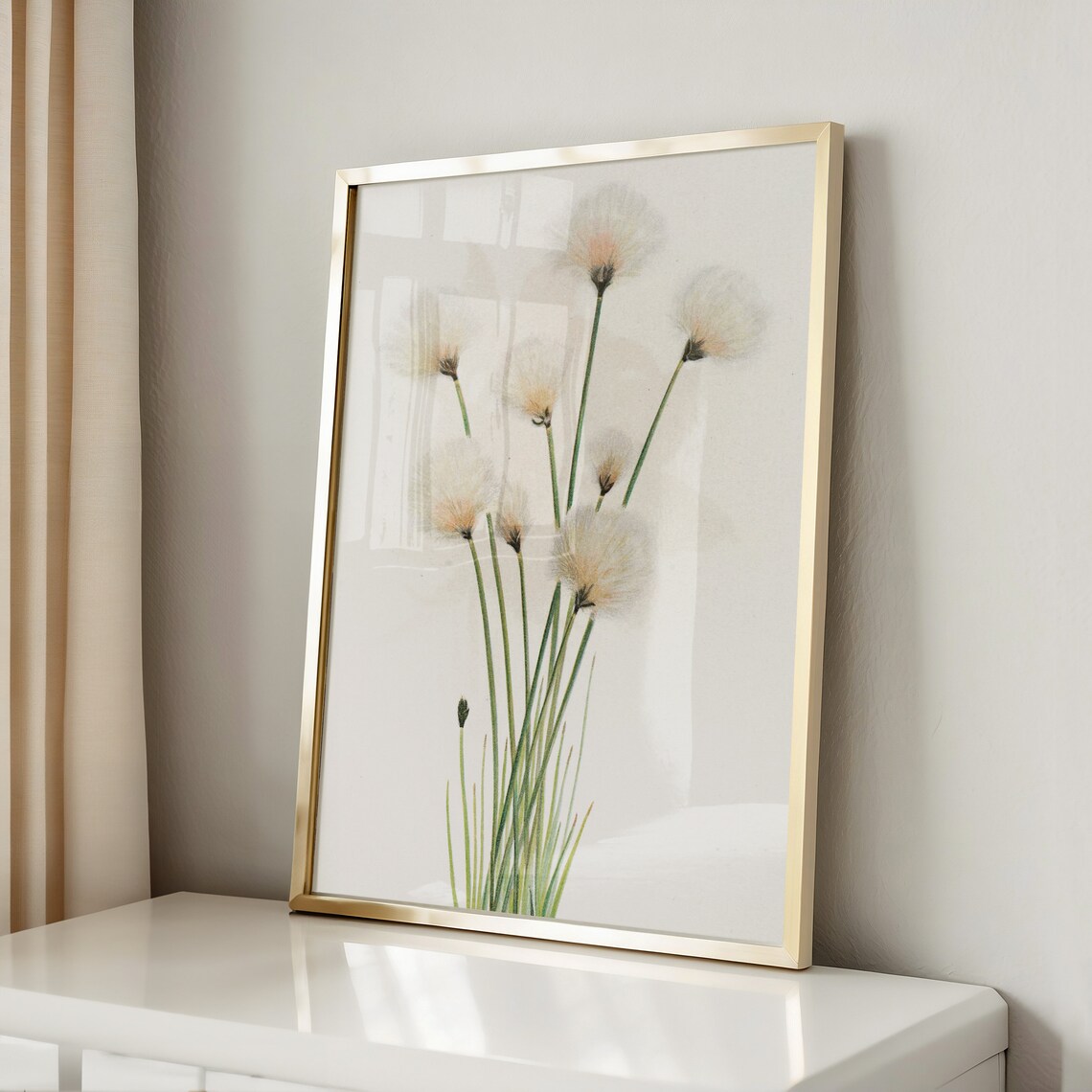 Dandelion Wall Art, Vintage Floral Art Print - Image 5