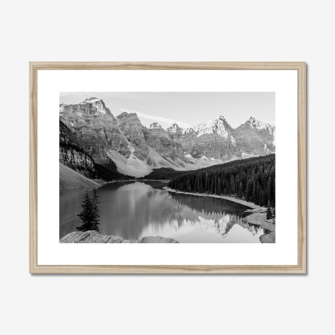 Banff Moraine Lake Photo Poster Print